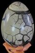 Huge, Septarian Dragon Egg Geode - Crystal Filled #63137-3